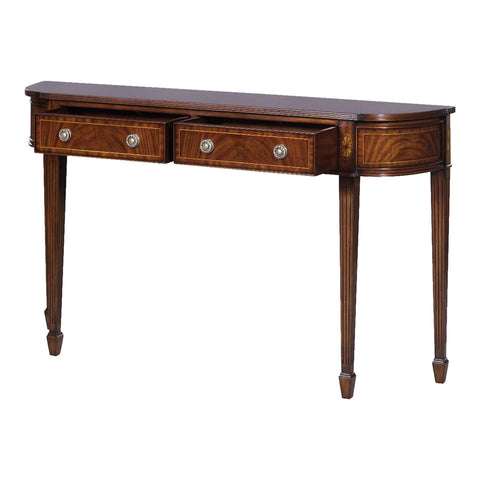Mahonie Rosette Muurtafel