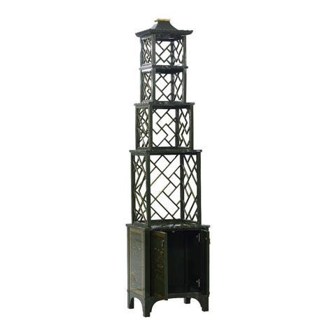 Etagere Chinoiserie Groen
