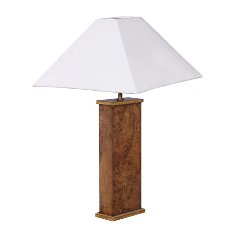 Square Ash White Tiffany Tafellamp