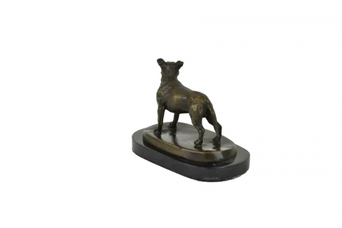 SFD Bronzes - Beeld Staffordshire bulterriër Staand