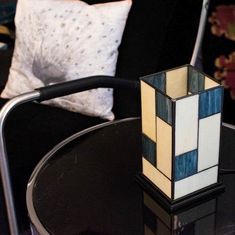 Mondriaan Tiffany Tafellamp