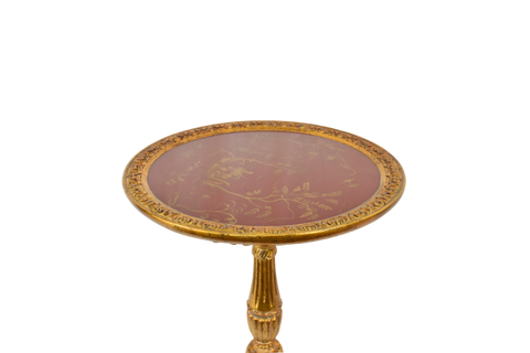 Chinoiserie Driepoot Tafel Rood