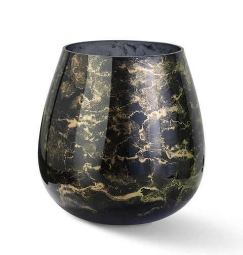 Terroso Vaas Black Marble 25cm
