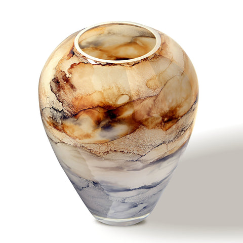 Terroso Vaas Sand Marble 27cm