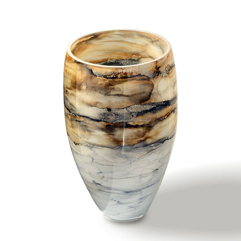 Terroso Vaas Sand Marble 38cm