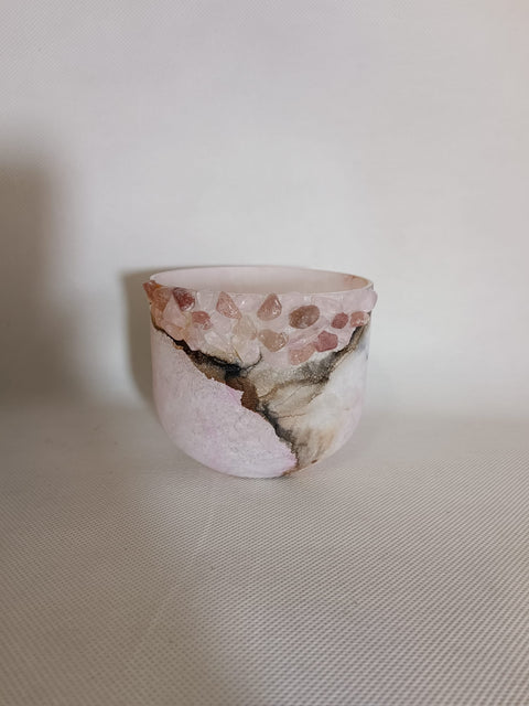 Terroso Vaas Rose Quartz 10cm