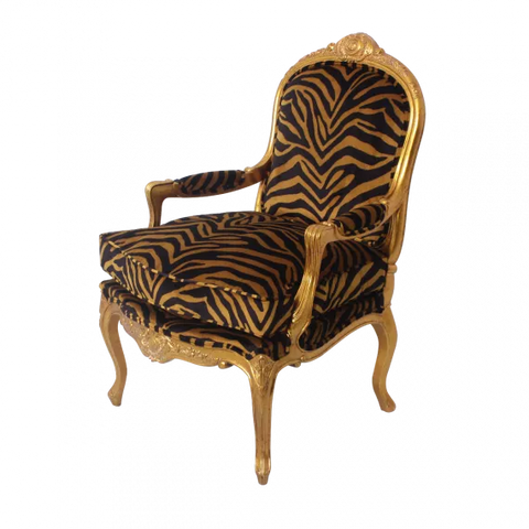 Fauteuil Louis XV met kussen