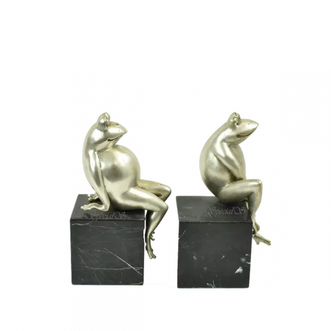 SFD Bronzes - boekensteun Kikker