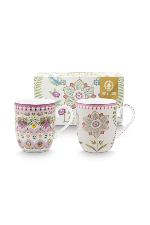 Pip Studio geschenkset: Lily & Lotus bekers set van 2