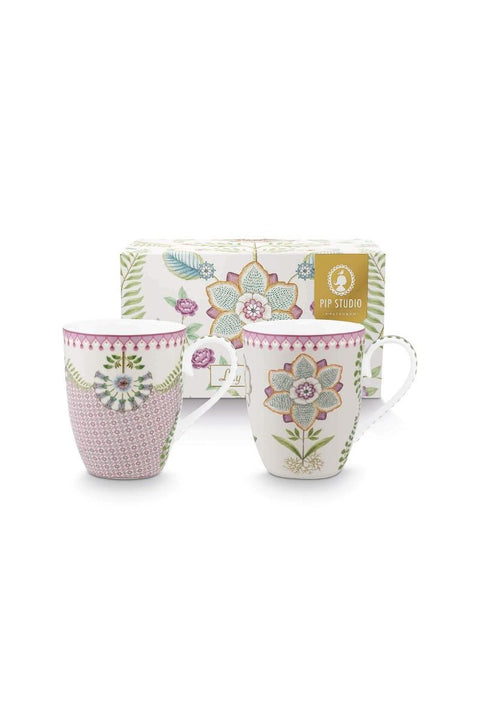 Pip Studio geschenkset: Lily & Lotus 2 bekers 350 ml