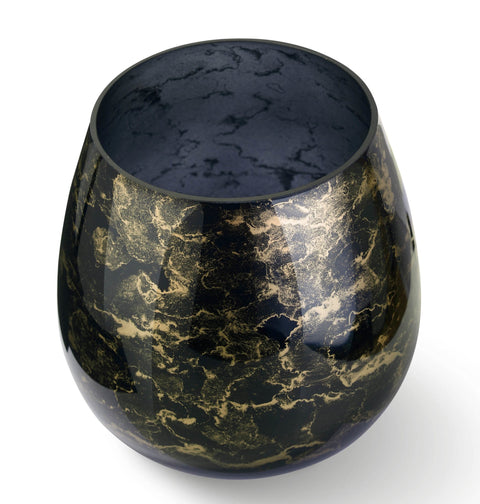 Terroso Vaas Black Marble 25cm